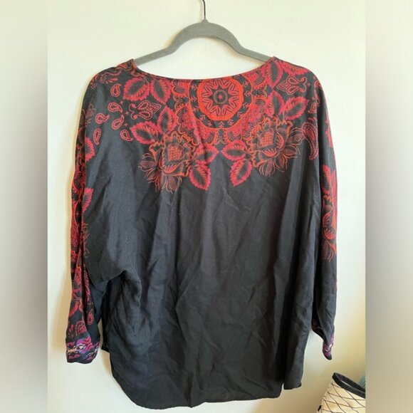 NWT Desigual Gromett and Rose Top - Picture 7 of 9